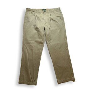 Orvis Pants Ultimate Khakis Pleated Pants Mens 42x32 3FYK